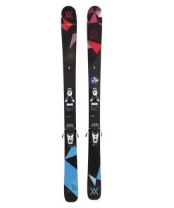 156cm Volkl Aura + Rossignol Jr Bindings- 2015- USED