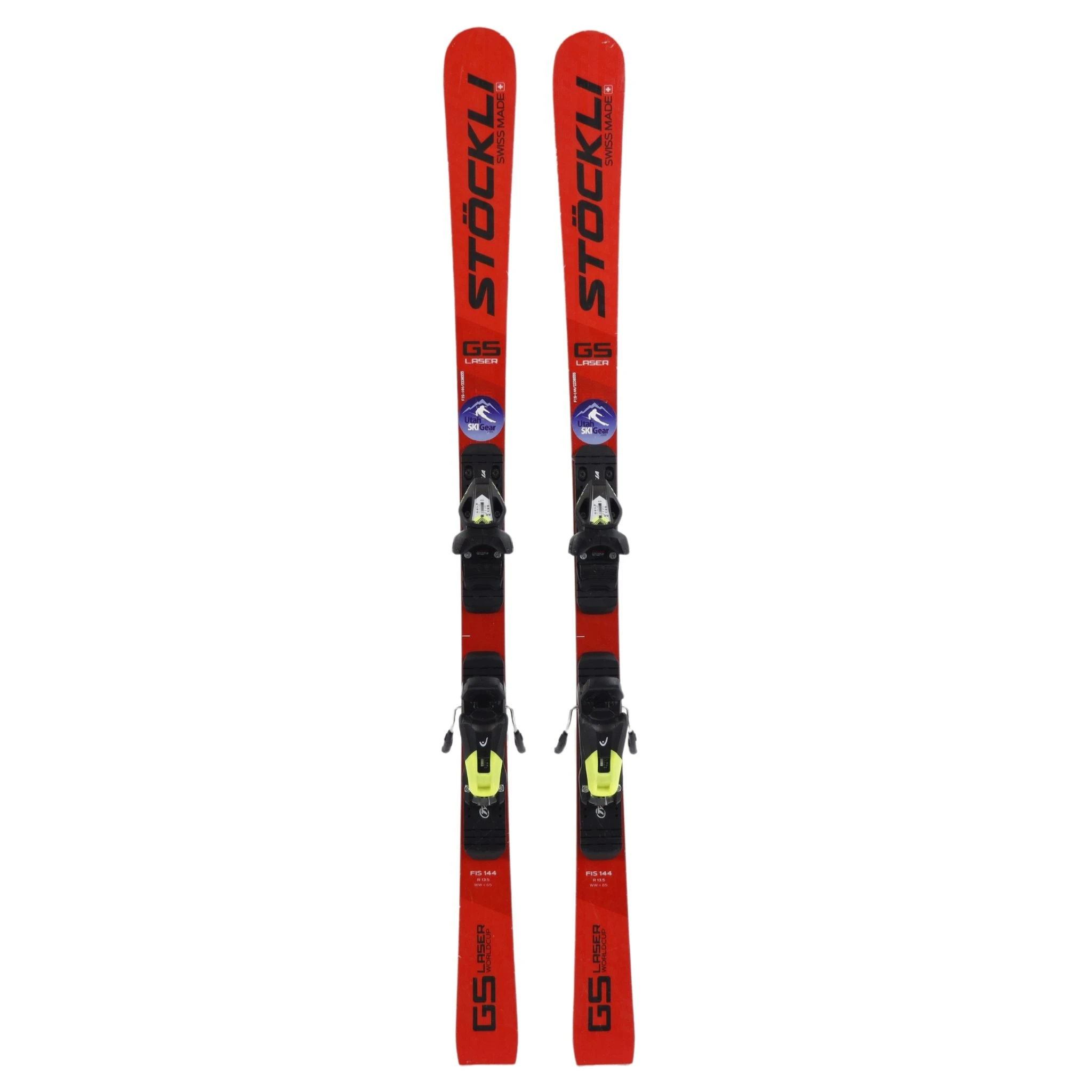 Stockli Laser GS FIS Junior 144cm + Head Bindings - 2023- USED 3 Stockli Laser GS FIS Junior 144cm + Head Bindings - 2023- USED