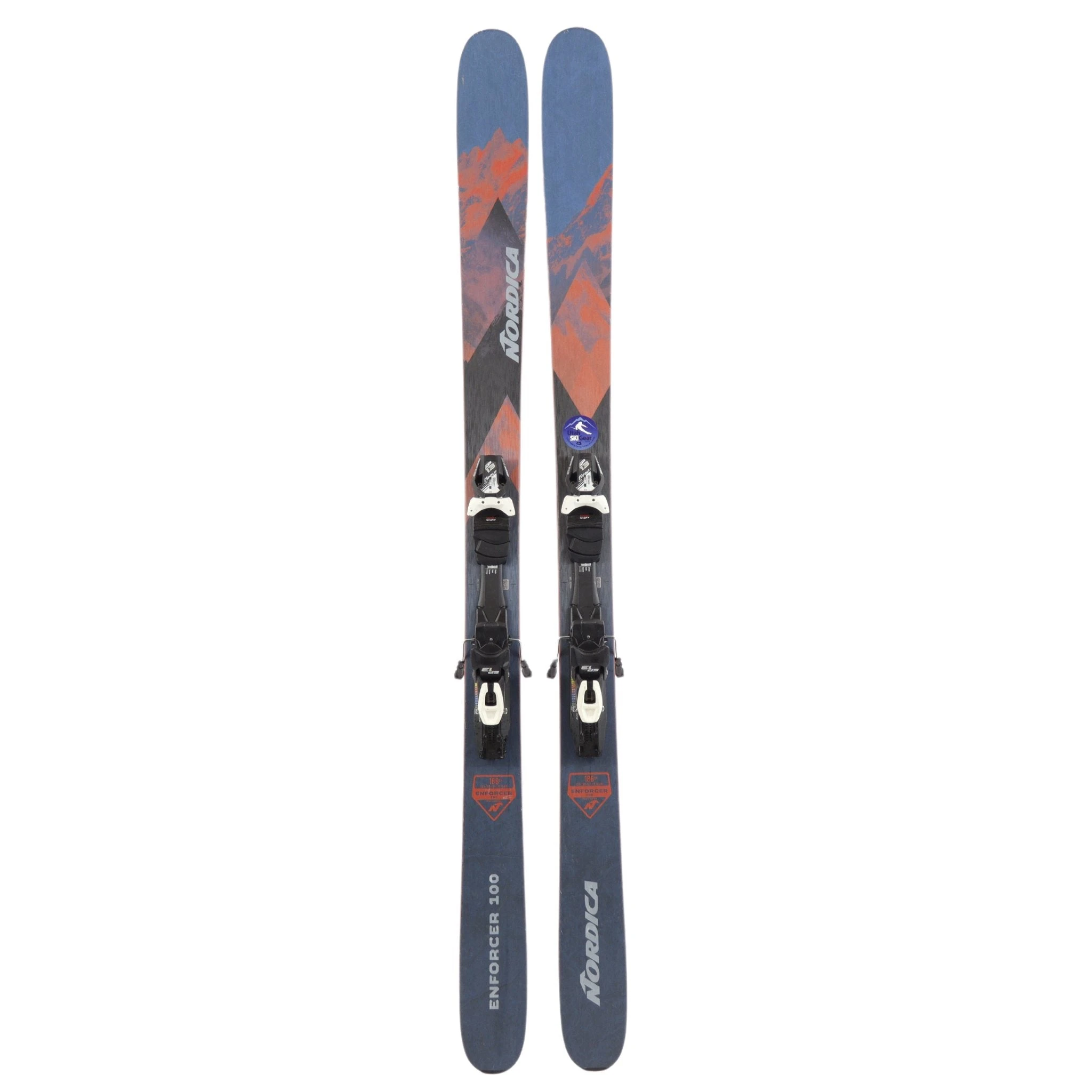 Nordica Enforcer 100 186cm + Demo Bindings 2023 - Used 3 Nordica Enforcer 100 186cm + Demo Bindings 2023 - Used
