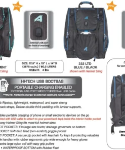 Athalon LTD Deluxe Everything USB Ski Boot Bag -Swix Shop 332ATHLTDBB