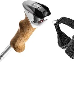 Leki Stella S Alpine Ski Poles - White/Black Or Black/Coral - DISCONTINUED