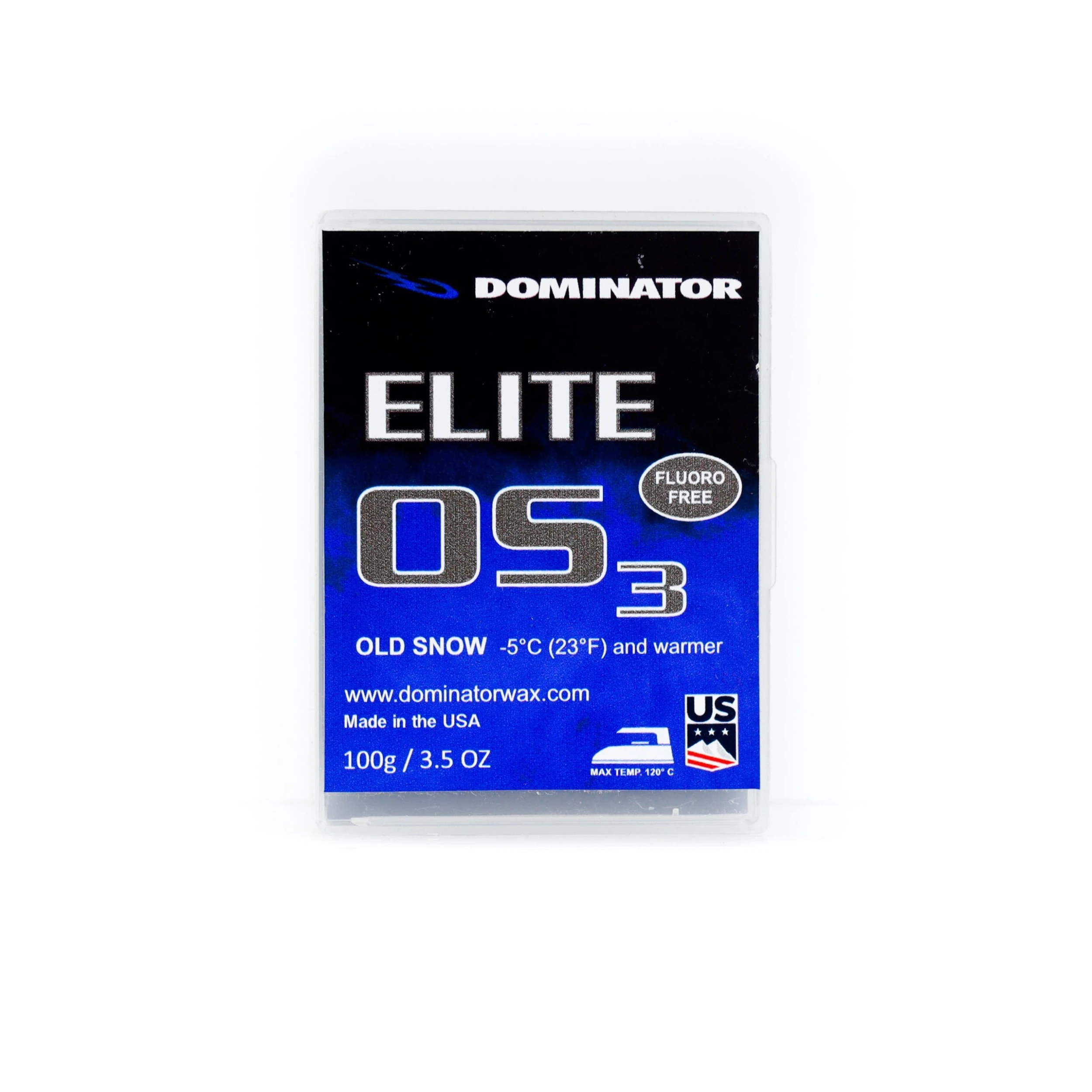 Dominator Elite OS3 Warm Old Snow Wax - 100g 3 Dominator Elite OS3 Warm Old Snow Wax - 100g