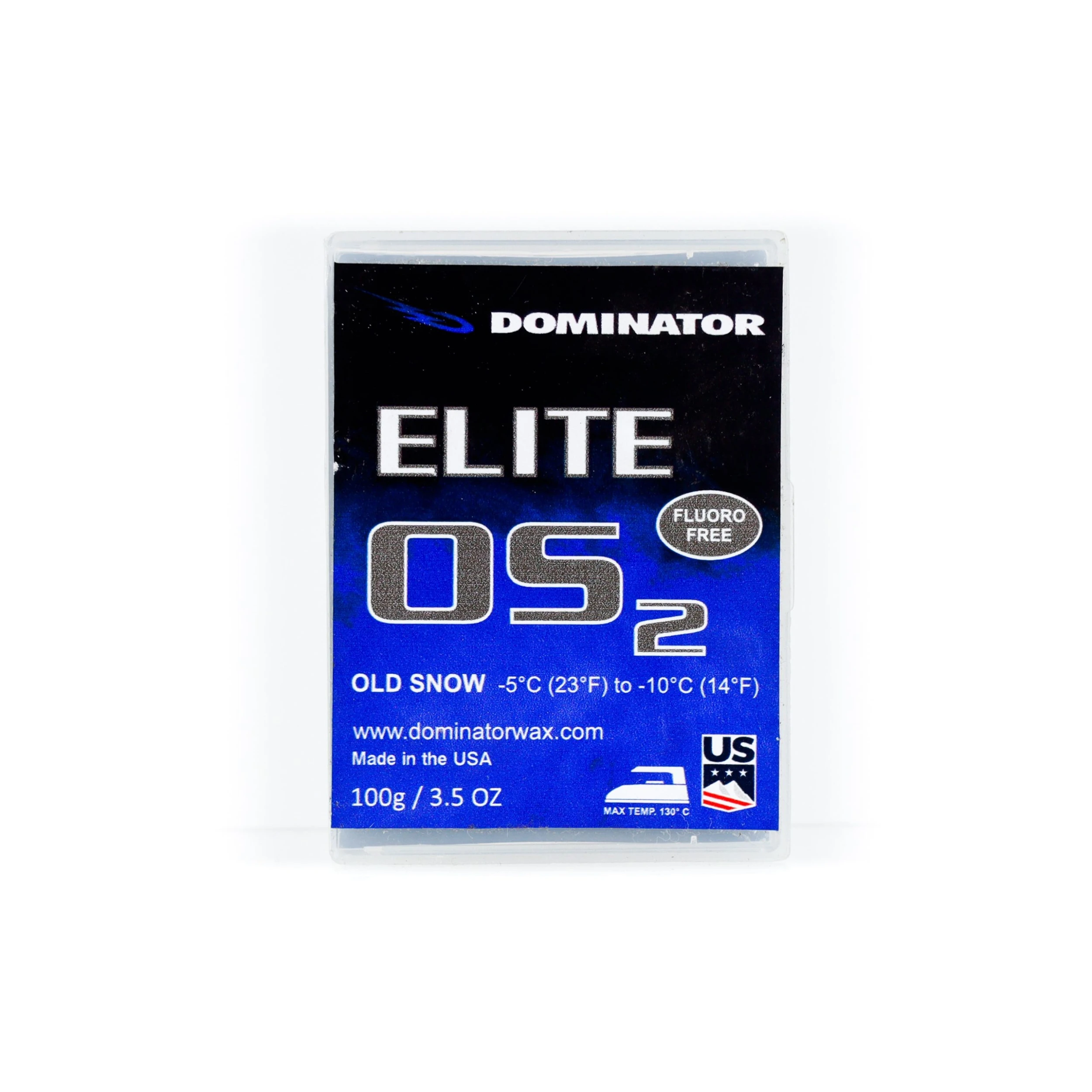 Dominator Elite OS2 Mid Temp Old Snow Wax - 100g 3 Dominator Elite OS2 Mid Temp Old Snow Wax - 100g