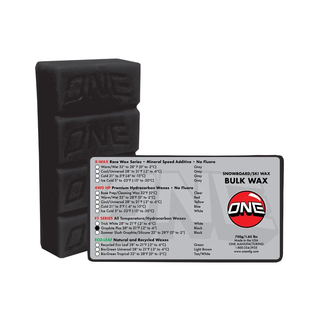 OneBall Jay F1 Graphite Plus Bulk Wax - 750g 3 OneBall Jay F1 Graphite Plus Bulk Wax - 750g