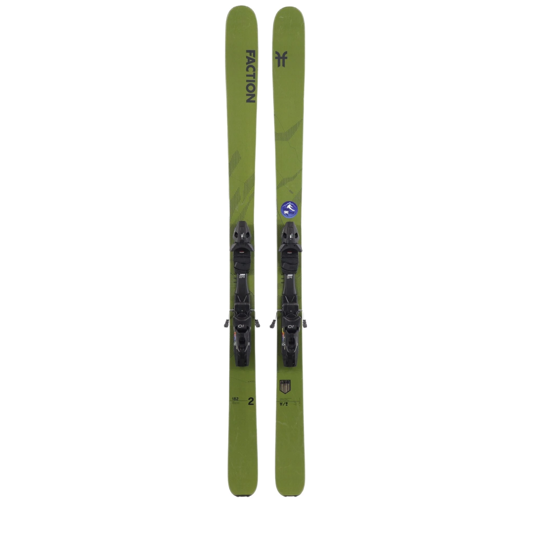 Faction Agent 2 182cm + Demo Bindings 2023 - USED 3 Faction Agent 2 182cm + Demo Bindings 2023 - USED