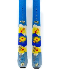 161cm K2 Shes Piste Tele Skis - Flat, Drilled Once - USED -Swix Shop K2 Shes Piste 6 scaled