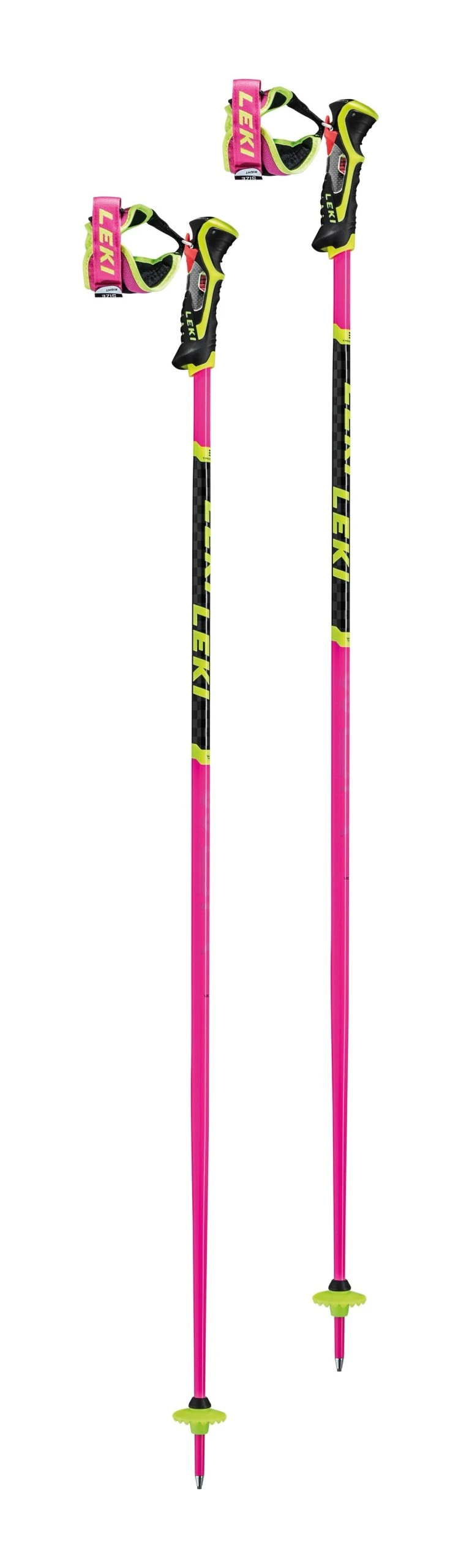 Leki WCR TBS SL 3D Aluiminum Alpine Ski Race Poles | Pink 3 Leki WCR TBS SL 3D Aluiminum Alpine Ski Race Poles | Pink