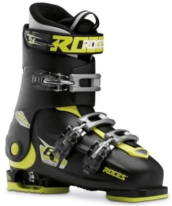 Roces IDEA Free Adjustable Youth Ski Boots | Size 22.5 - 25.5 MP -Swix Shop RocesIDEAFree22.5 25.5BlackLimeGreen scaled
