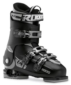 Roces IDEA Free Adjustable Youth Ski Boots | Size 22.5 - 25.5 MP -Swix Shop RocesIDEAFree22.5 25.5BlackSilver scaled