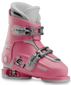 Roces IDEA Up Adjustable Youth Ski Boots | Size 19.0 - 22.0 MP -Swix Shop RocesIDEAUp19.0 22.0 DeepPinkWhite scaled