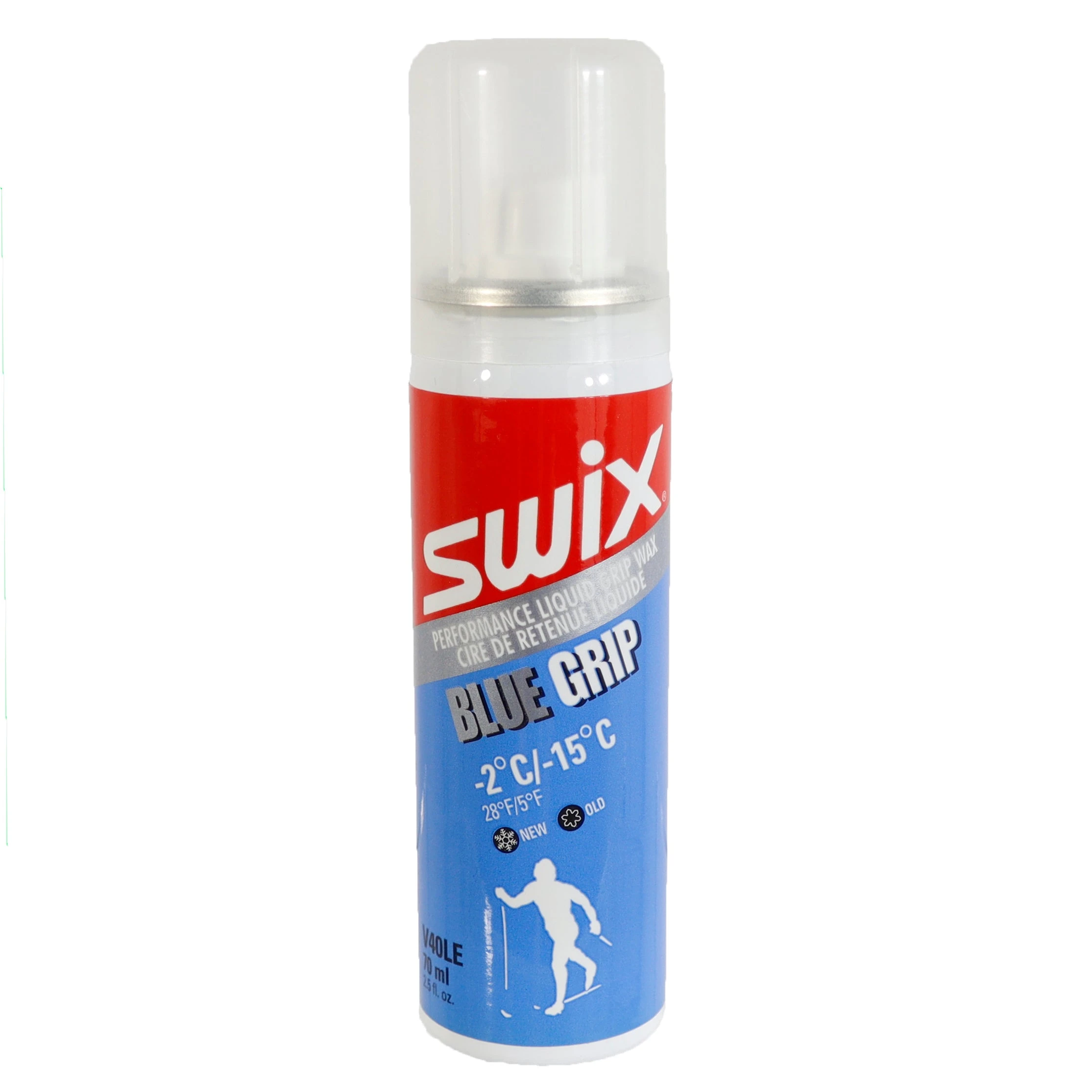 Swix Blue Grip - Spray On Performance Liquid Nordic Grip Wax - 70ml, 5°F To 28°F, V40LE 3 Swix Blue Grip - Spray On Performance Liquid Nordic Grip Wax - 70ml, 5°F To 28°F, V40LE