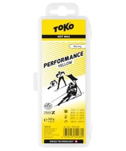 Toko New Performance Ski And Snowboard Hot Wax 120g Yellow - Fluoro Free