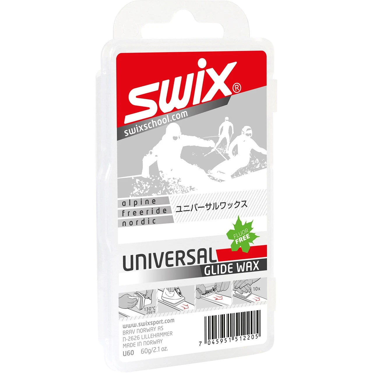Swix Universal Glide Wax - 60g - U60 3 Swix Universal Glide Wax - 60g - U60