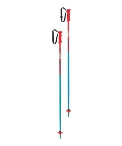 Leki Rider Jr Aluminum Alpine Ski Poles | Red, Blue, Purple, Green - DISCONTINUED