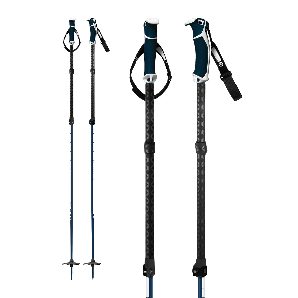 G3 Via Aluminium Adjustable Ski Poles 3 G3 Via Aluminium Adjustable Ski Poles