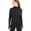 Terramar Cloud Nine 2.0 W-Half Zip Black -Swix Shop W9172