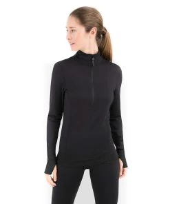 Terramar Cloud Nine 2.0 W-Half Zip Black