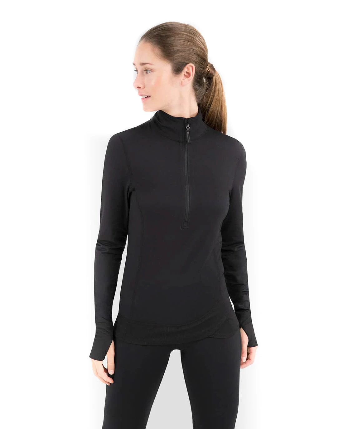 Terramar Cloud Nine 2.0 W-Half Zip Black 3 Terramar Cloud Nine 2.0 W-Half Zip Black