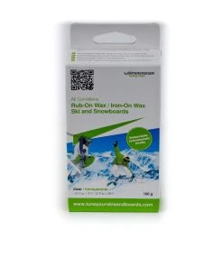 Wintersteiger All Condition Rub-On/ Iron-On Ski And Snowboard Wax |100g