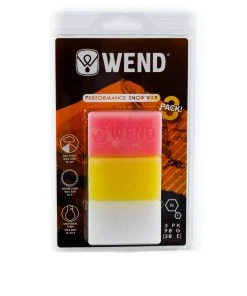 Wend 3-Pack Performance Snow Wax 90g Mid-Warm-Universal