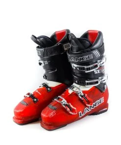 Lange SX RTL 80 Ski Boots - Large Sized Used Ski Boots - Black/Red