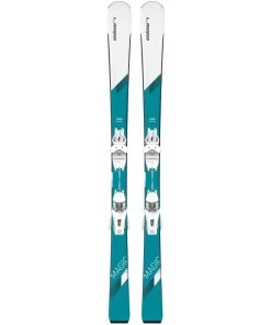 Elan White Magic Womens LS Skis W/ ELW 9.0 Shift Binding - 2022