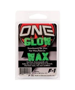 F-1 Glow Wax 65g Glow Green In The Snow By OneBall