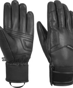 Reusch Golden Crest Leather Ski Gloves Sizes S-XL Unisex