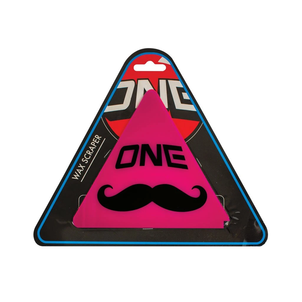 Triangle Wax Scraper Magenta Mustache By One Ball 3 Triangle Wax Scraper Magenta Mustache By One Ball