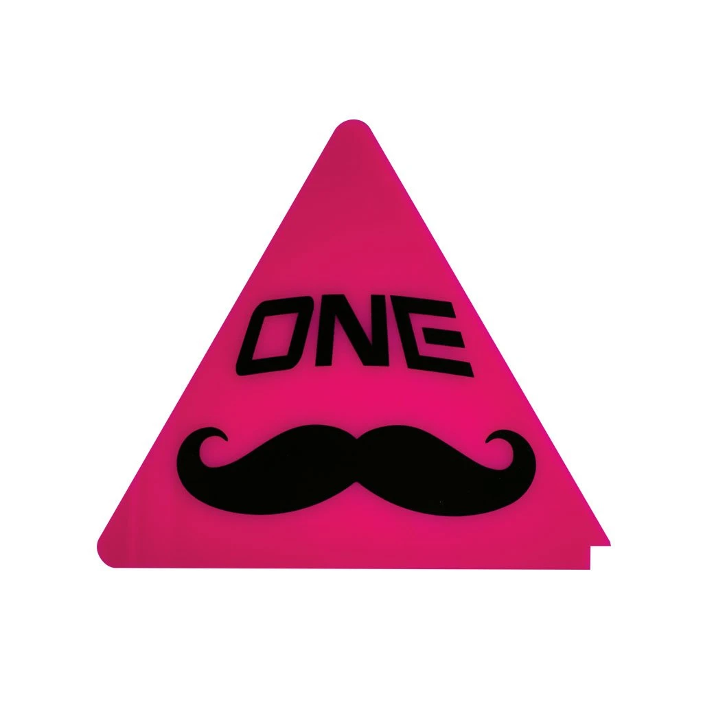 Triangle Wax Scraper Magenta Mustache By One Ball 4 Triangle Wax Scraper Magenta Mustache By One Ball - Image 2