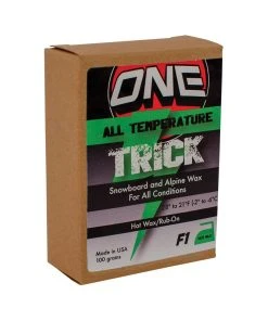 One Ball Jay F-1 Trick Universal Hot Wax For Skis And Snowboards -100g