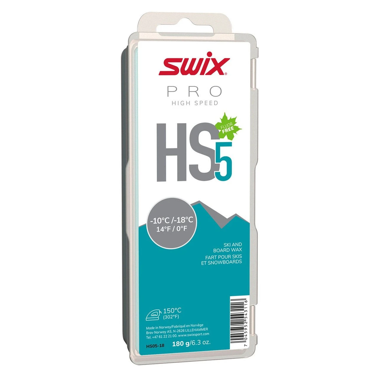 Swix HS5 Turquoise 180g - High Speed 3 Swix HS5 Turquoise 180g - High Speed