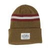The Uniform Stripe Beanie By Coal 1 The Uniform Stripe Beanie By Coal -Swix Shop theuniformstripelightbrown