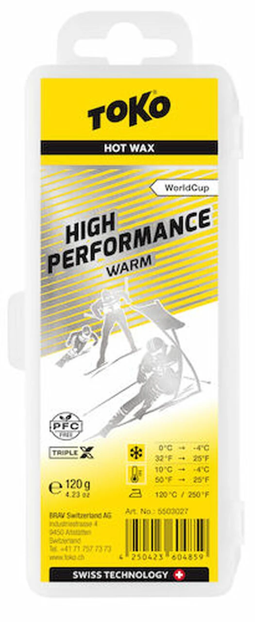 Toko High Performance Warm 120g 3 Toko High Performance Warm 120g